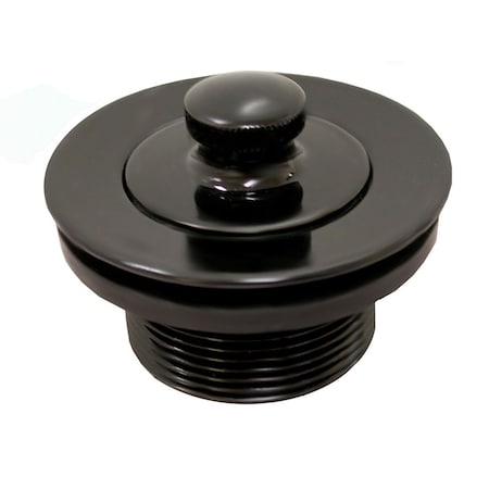 Jones Stephens Black Lift and Turn Tub Drain P3560BL